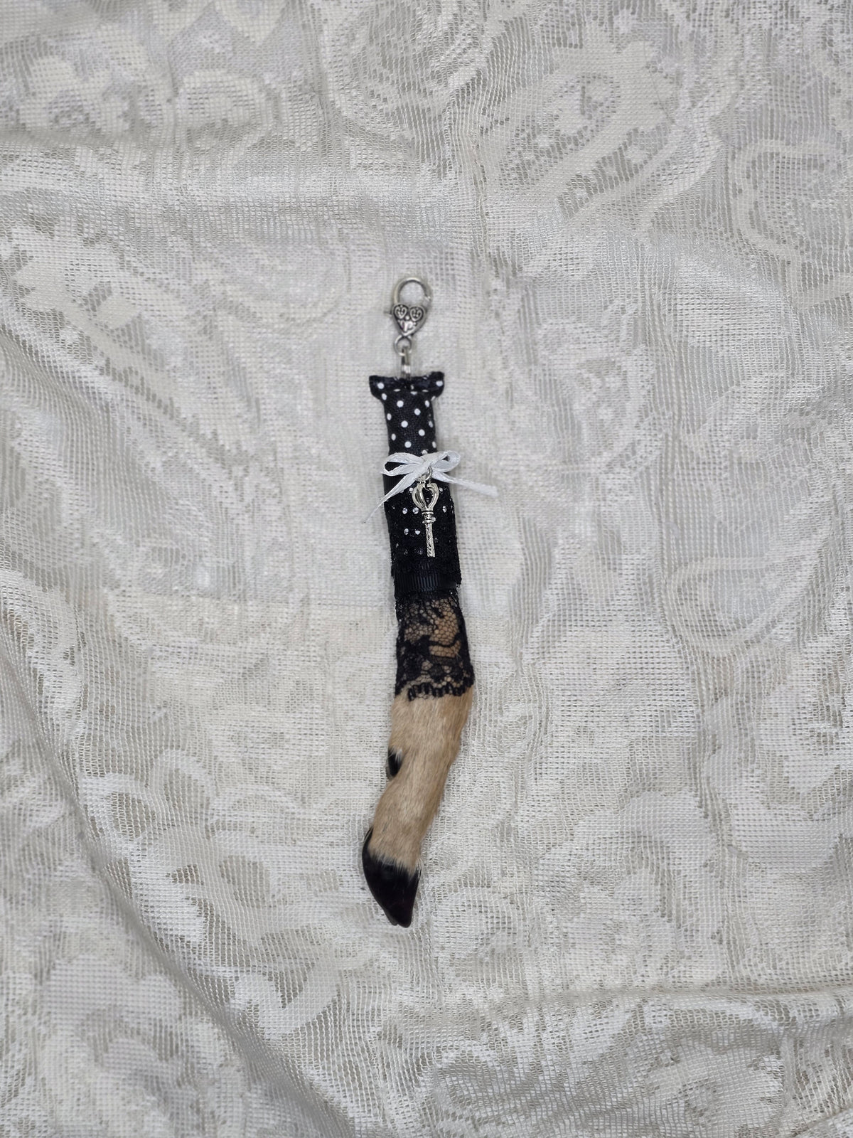Mummified Fawn Foot Keychain