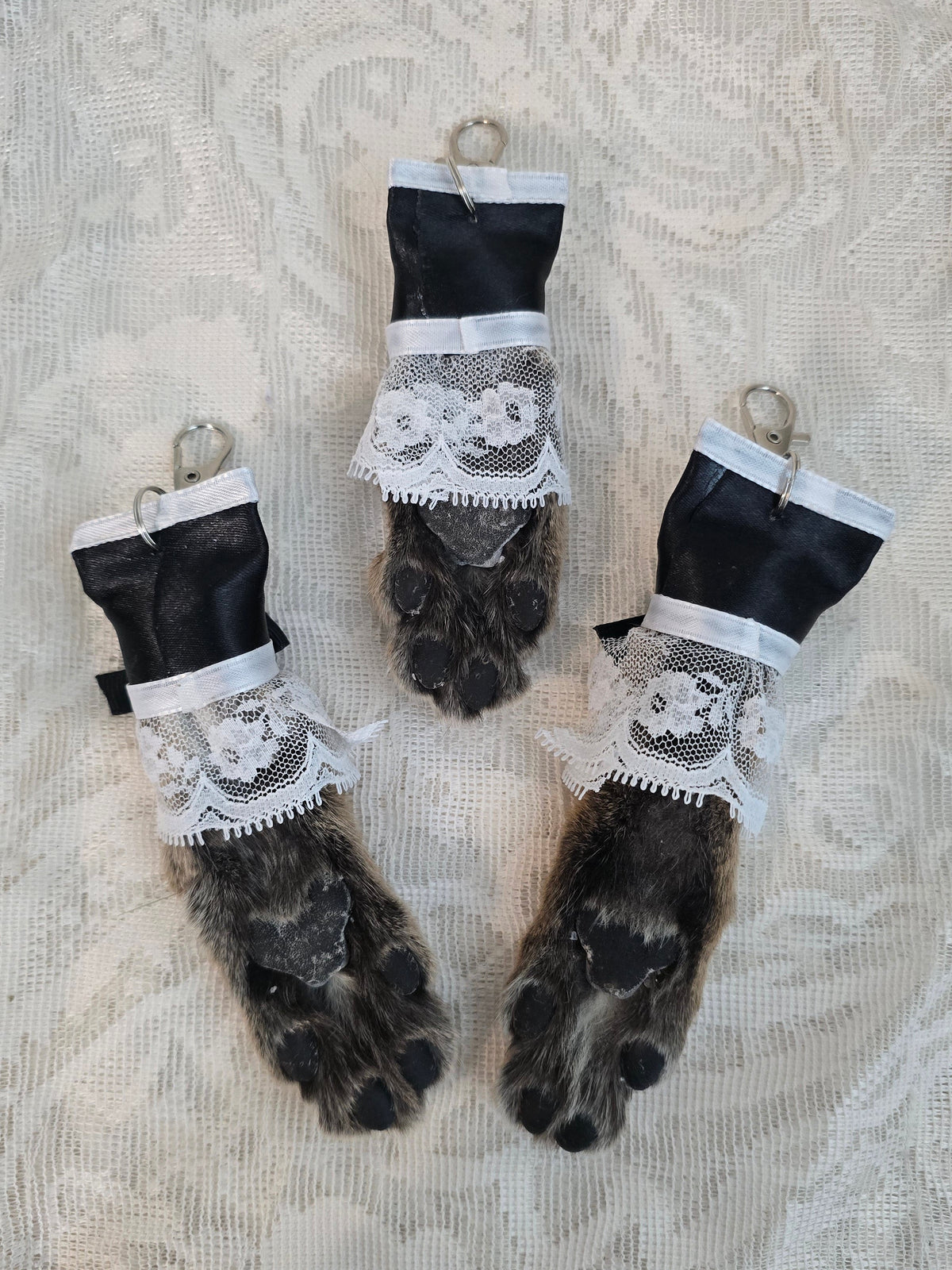 Bobcat Paw Keychain