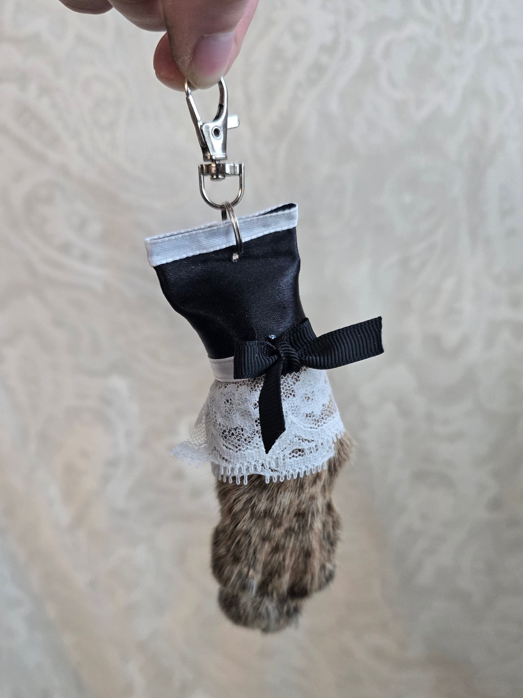 Bobcat Paw Keychain
