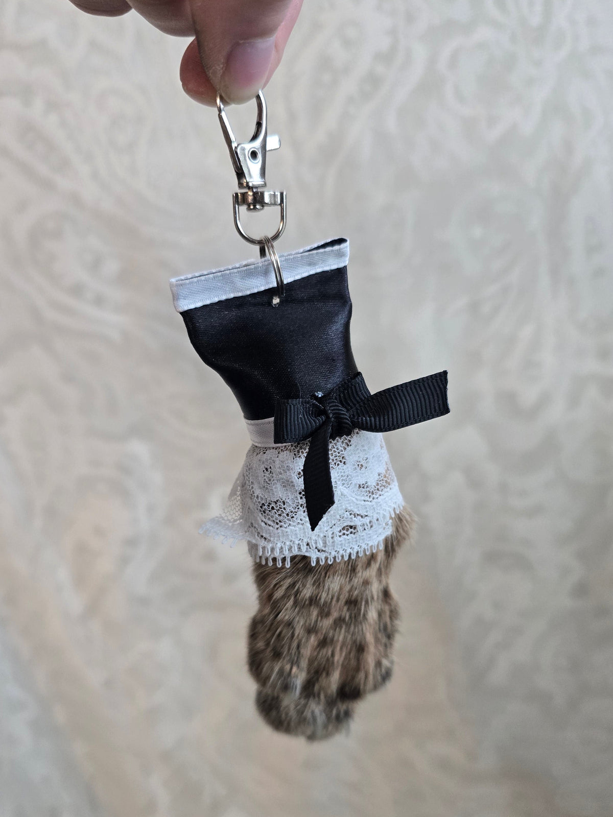 Bobcat Paw Keychain
