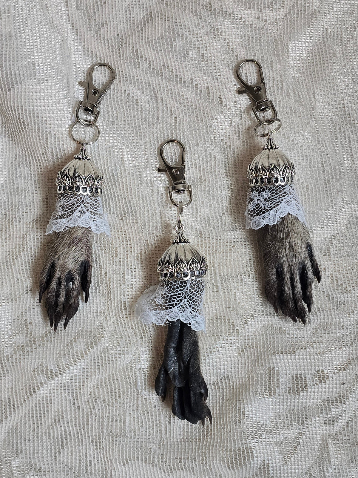 Mummified Raccoon Keychain